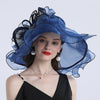Derby Ladies Tea Party Huge Brim Fascinator Hat