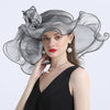 Derby Ladies Tea Party Huge Brim Fascinator Hat