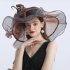 Derby Ladies Tea Party Huge Brim Fascinator Hat