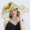 Derby Ladies Tea Party Huge Brim Fascinator Hat