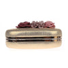 Exquisite Flower Clutches Lady Evening Bag For Wedding Banquet Party Purse Female Gold Blue Handbags