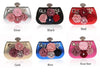 Exquisite Flower Clutches Lady Evening Bag For Wedding Banquet Party Purse Female Gold Blue Handbags