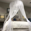 Lace Round Hoop Canopy Bed Curtains