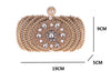 Luxy Moon Beaded Clutch Bag with Diamonds