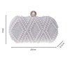 Luxy Moon Beaded Evening Bags Artificial Pearls Clutches
