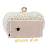 Luxy Moon Beaded Evening Bags Artificial Pearls Clutches