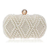 Luxy Moon Beaded Evening Bags Artificial Pearls Clutches