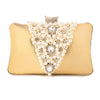 Luxy Moon Beaded Evening Bags Pearl Crystal Wedding Clutches