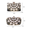 Luxy Moon Beaded Evening Clutch Bags for Wedding Designer