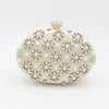 Luxy Moon Beaded Evening Clutch Egg Shape
