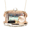 Luxy Moon Beaded Evening Clutch Egg Shape