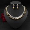 Luxy Moon Birthstone Pearl Wedding Jewelry Sets