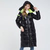 Luxy Moon Black Womens Puffer Jacket With Hood