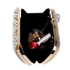 Luxy Moon Bridal Clutch Bag Beaded Diamonds