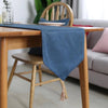 Luxy Moon Burlap Modern Table Runner With Tassel For Dining Wedding