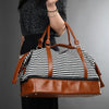 Luxy Moon Canvas Weekend Duffle Bag Womens