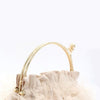 Luxy Moon Champagne Flower Evening Purses for Weddings or Party