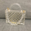 Luxy Moon Clear Acrylic Box Evening Bag Women Summer Handle Clutch Purses