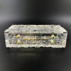 Luxy Moon Clear Ice Pattern Acrylic Box Evening Bag Transparent Clutch Purses