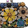 Luxy Moon Colorful Daisy Evening Clutch Party Purse