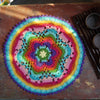 Luxy Moon Colorful Daisy Handmade Crochet Doilies Summer Outdoor Party Mat