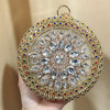Luxy Moon Crystal Clutch Evening Purse and Diamond Wedding Bridal Shoulder Bag
