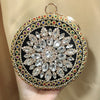 Luxy Moon Crystal Clutch Evening Purse and Diamond Wedding Bridal Shoulder Bag