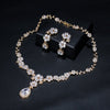 Luxy Moon Cubic Zirconia Wedding Jewelry Sets Necklaces For Girls