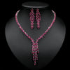 Luxy Moon Cubic Zirconia Wedding Jewelry Sets Necklaces For Women