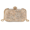 Luxy Moon Designer Wedding Clutch Bag Metallic