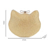 Luxy Moon Diamond Evening Bags Cat Head Rhinestone Clutches
