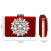 Luxy Moon Diamond Evening Bags Luxury Rhinestone Flower Clutch