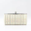 Luxy Moon Elegant Square Sequined Pearl Evening Party Clutch