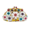 Luxy Moon Enamel Daisy Clutch Bag Gorgeous Evening Purse
