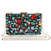 Luxy Moon Evening Bags Diamond Beaded Gem Stone Mixed Color