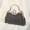 Luxy Moon Exquisite Diamond-encrusted Evening Bag with Handle