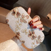 Luxy Moon Exquisite Flower Embroidery Flash Evening Clutch