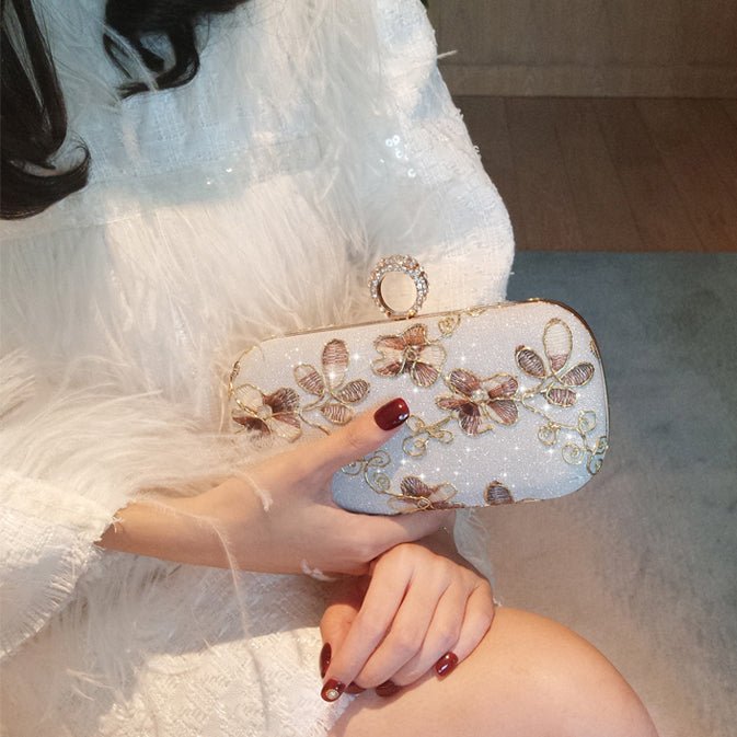 Clutch Purses For Women Wedding Chanel Black Suede CC Turn-Lock