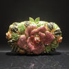 Luxy Moon Exquisite Rhinestone Clutch Flower Purse For Wedding