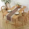 Luxy Moon Farmhouse Cheesecloth Runner Home Decor Table Cover
