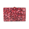 Luxy Moon Fashion Marble Pattern Acrylic Evening Clutch Bags