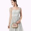 Luxy Moon Flower Clutch Lady's Hand Bag Party Wedding Purse