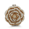 Luxy Moon Flower Luxury Rhinestone Clutch Purse for Wedding