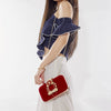 Luxy Moon Gorgeous Rhinestone Velvet Evening Clutch