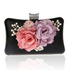 Luxy Moon High Quality Flowers Evening Clutch Purse Wedding Bags
