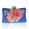 Luxy Moon High Quality Flowers Evening Clutch Purse Wedding Bags