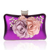 Luxy Moon High Quality Flowers Evening Clutch Purse Wedding Bags