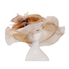 Luxy Moon Huge Flowers Elegant Derby Fascinator Hat