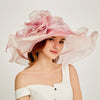 Luxy Moon Huge Flowers Elegant Derby Fascinator Hat
