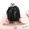 Luxy Moon Kettle-shaped Sequined Evening Clutch Bag
